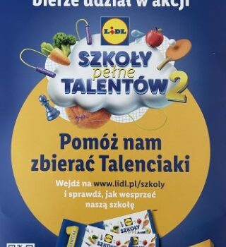 ZBIERAMY TALENCIAKI DLA NASZEJ SZKOŁY