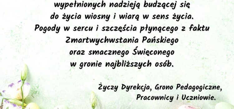 Wielkanocne życzenia