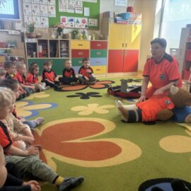 Wizyta ratownika medycznego w przedszkolu