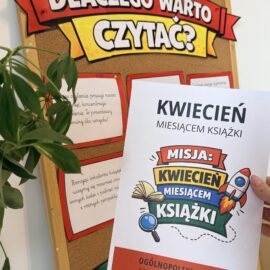 Projekt „Kwiecień Miesiącem Książki”