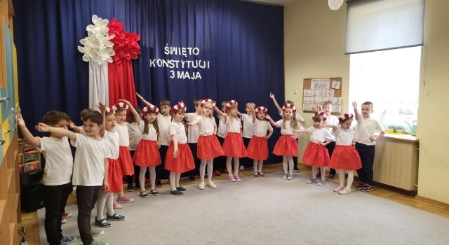 Obchody Święta Konstytucji 3 Maja w naszym przedszkolu